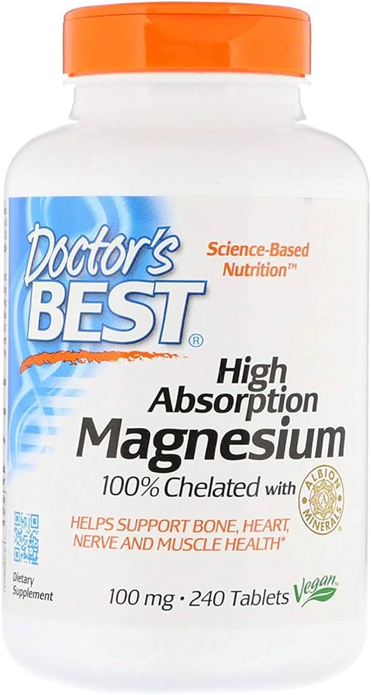 Doctor's Best High Absorption Magnesium 180 Tablet