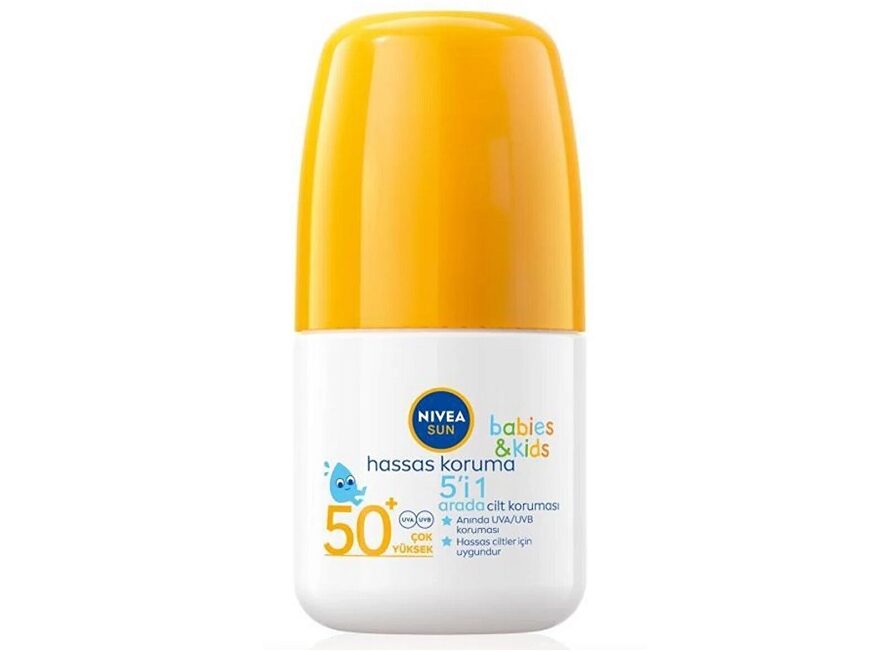 NIVEA Sun Kids Hassas Koruma Güneş Koruyucu Roll-on SPF 50+