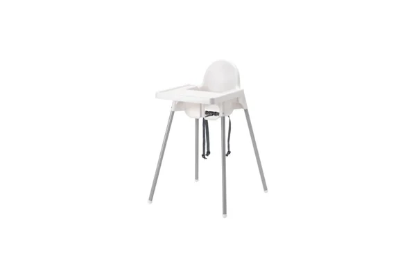 IKEA Antilop tepsili beyaz mama sandalyesi